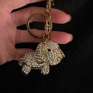 Bedazzled Dog Key Chain - 3D